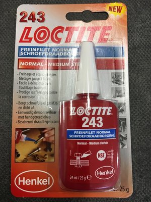 DIVERS FOURNITURES - Consommable - LOCTITE 243 BO 24ML FR/NL
