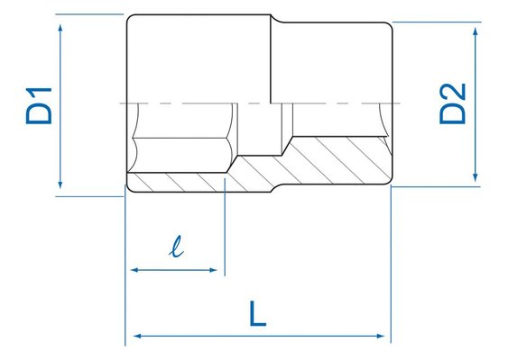 EQUIPEMENT ATELIER - Outils à main - Douille 1/4" 4mm
