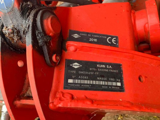 Faucheuse Kuhn gmd3525f