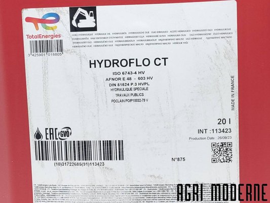 LUBRIFIANT - Divers fluide Lubrifiant - HYDROFLO CT 20L
