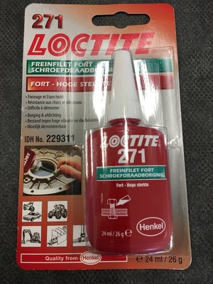 DIVERS FOURNITURES - Consommable - LOCTITE 271 BC 24ML FR/NL