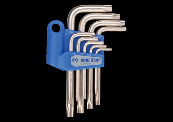 EQUIPEMENT ATELIER - Outils à main - Jeu de 9 clés Torx Tamper