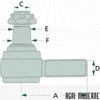 PIECES TRACTEUR AUTRE MARQUE - Direction - ROTULE