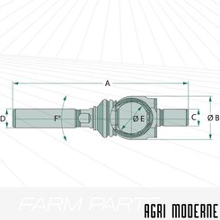 PIECES TRACTEUR AUTRE MARQUE - Direction - ROTULE AXIALE