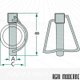 PIECES TRACTEUR AUTRE MARQUE - Attelage - GOUPILLE