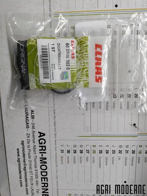 PIECES TRACTEUR CLAAS - Joints - JEU BAGUES ETANCH