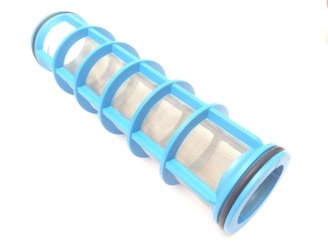 PIECES PULVERISATION - Divers - Filtre Refoulement 1"1/2 Mâle - Tamis 50 mailles - Bleu