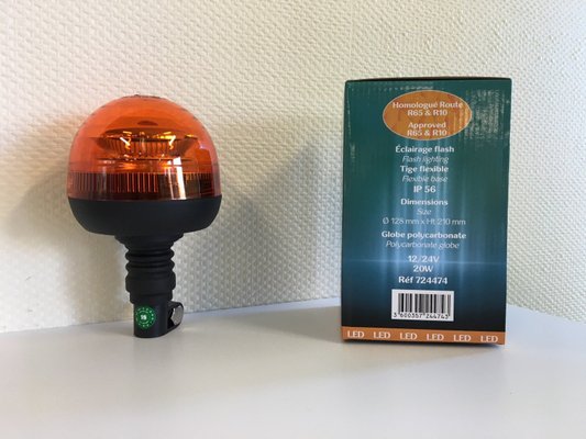 DIVERS FOURNITURES - Signalisation Électricité - GYROPHARE AGRILED FLEXIBLE 12/24V