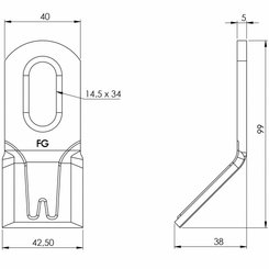 PIECES EPAREUSE / BROYEURS - Consommable Epareuses - Couteau Renforcé 102 - 99.40.5