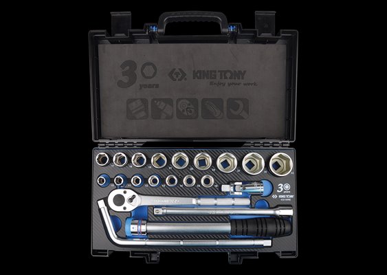 EQUIPEMENT ATELIER - Outils à main - Coffret de douilles et accessoires 1/2" - 21pièces