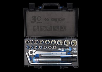 EQUIPEMENT ATELIER - Outils à main - Coffret de douilles et accessoires 1/2" - 21pièces