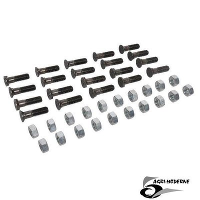 PIECES TRAVAIL DU SOL - Outils à dents non animés - Vis + �crou M12x45 (20�pi�ces)
