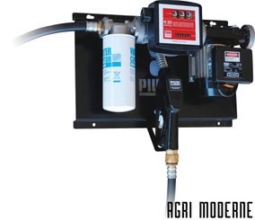 DIVERS FOURNITURES - Stockage Carburant - CUVE STOCKAGE FUEL PEHD DP 2500L STATION AVEC FILTRE 230V 72L/MN