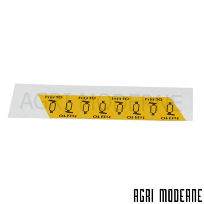 PIECES RECOLTE FENAISON CLAAS - Documentation - ETIQUETTE
