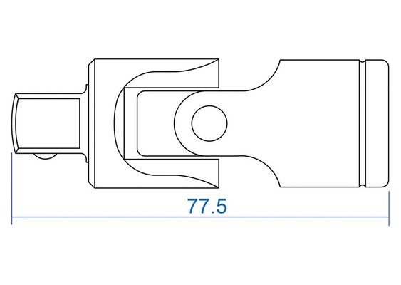 EQUIPEMENT ATELIER - Outils à main - Cardan universel 1/2"
