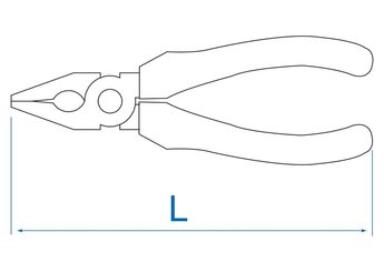 EQUIPEMENT ATELIER - Outils à main - Pince universelle 163mm