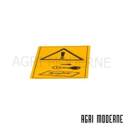 PIECES RECOLTE FENAISON CLAAS - Documentation - ETIQUETTE
