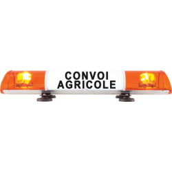 DIVERS FOURNITURES - Signalisation Électricité - RAMPE 755MM 12V 2 FEUX TOURN.MAGN.