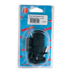 DIVERS FOURNITURES - Signalisation Électricité - HF- PRISE 3 PLOTS FEMELLE 12V 32A 6MM2 AV PRESSE ETOUPE