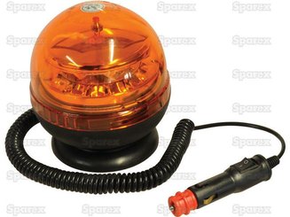 DIVERS FOURNITURES - Signalisation Électricité - Gyrophare magnétique LED 12/24v 3 fonctions