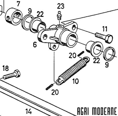 PIECES RECOLTE FENAISON CLAAS - Ressort / Vérin - RESSORT DE TENSION
