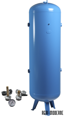 AIR COMPRIME - Compresseur - CUVE 500L VERT PEINTE-14B+KIT