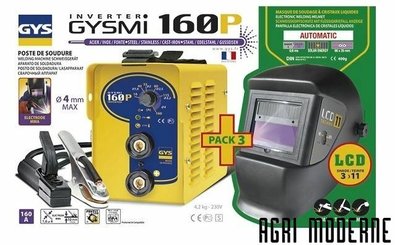 EQUIPEMENT ATELIER - Soudure - GYSMI 160 P + MASQUE LCD 11