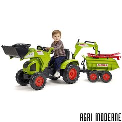 JOUETS / MAQUETTES - Porteur / Tracteurs à pédales - JOUET AXOS+PELLE+EXCAVATICE+PE