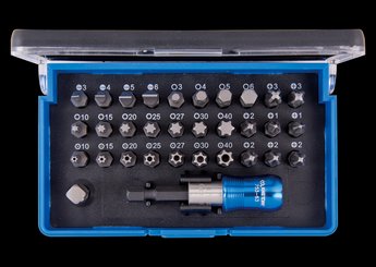 EQUIPEMENT ATELIER - Outils à main - Coffret embouts tournevis 1/4" 32 pièces
