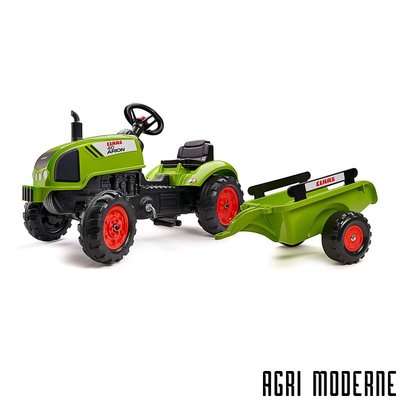 JOUETS / MAQUETTES - Porteur / Tracteurs à pédales - ARION AVEC REMORQUE