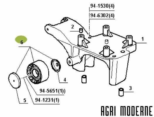 PIECES TRACTEUR CLAAS - Roulements - GALET