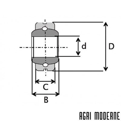 PIECES TRANSMISSION - Roulement - Bague GEK20ESA
