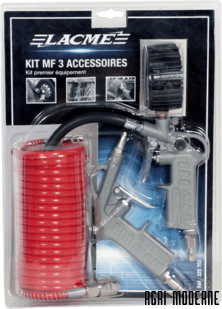 AIR COMPRIME - Accessoire compresseur - BLISTER KIT 'M.F.' 3 PIECES