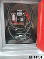 DIVERS FOURNITURES - Stockage Carburant - CUVE STOCKAGE FUEL PEHD DP 9000L STATION AVEC FILTRE 230V 60L/MIN