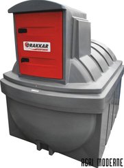 DIVERS FOURNITURES - Stockage Carburant - CUVE STOCKAGE FUEL PEHD DP 2500L STATION AVEC FILTRE 230V 72L/MN