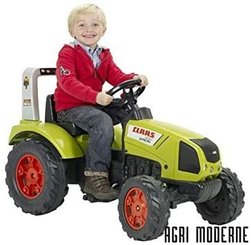 JOUETS / MAQUETTES - Porteur / Tracteurs à pédales - TRA PED ARION 430 + REMORQUE
