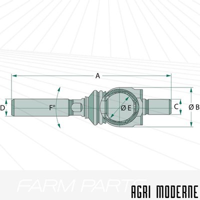 PIECES TRACTEUR AUTRE MARQUE - Direction - ROTULE AXIALE