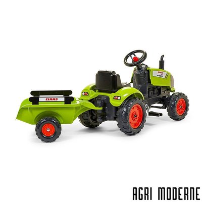 JOUETS / MAQUETTES - Porteur / Tracteurs à pédales - ARION AVEC REMORQUE