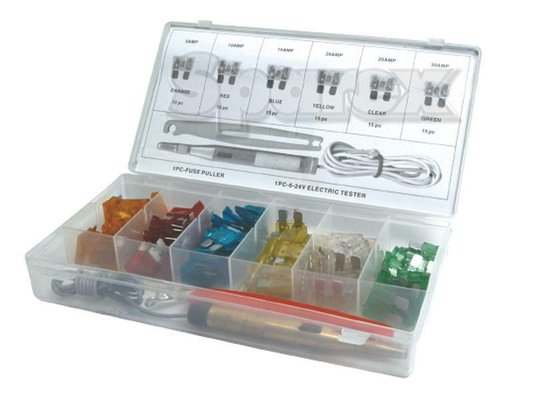 DIVERS FOURNITURES - Signalisation Électricité - Coffret 93 fusibles enfichables