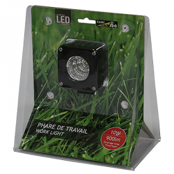 DIVERS FOURNITURES - Signalisation Électricité - PHARE DE TRAVAIL CARRE 1 LED 900LM LARGE LUMITRACK