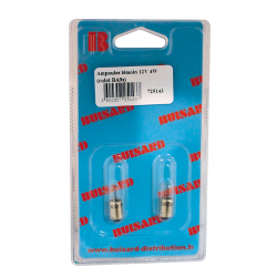DIVERS FOURNITURES - Signalisation Électricité - HF- 2 AMPOULES TEMOIN 12V 4W BA9S