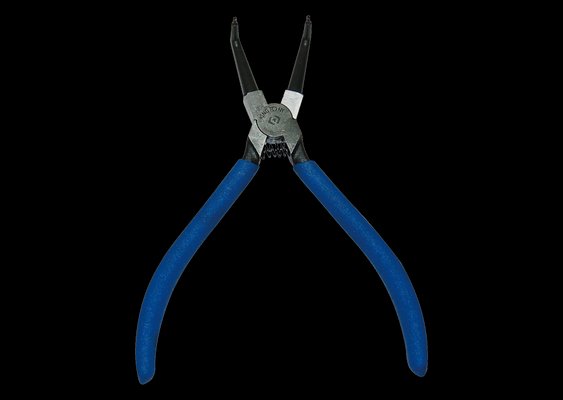 EQUIPEMENT ATELIER - Outils à main - Pince circlips intérieur coudée à 90° 175mm