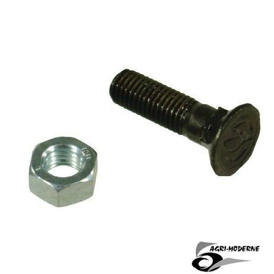 PIECES TRAVAIL DU SOL - Divers - Vis noyée avec écrou M12x45-12.9-MU-10-DIN608-BK55