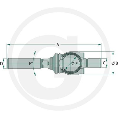 PIECES TRACTEUR AUTRE MARQUE - Direction - ROTULE AXIALE
