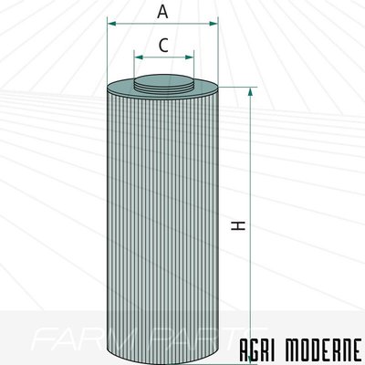 PIECES TRACTEUR AUTRE MARQUE - Filtration - FILTRE HYDRAULIQUE