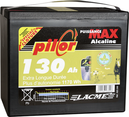 CLÔTURES ELECTRIQUES - Clotures secteur - PILE PILOR 9V/130 Ah par 4