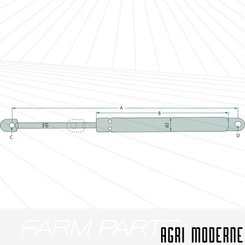 PIECES TRACTEUR AUTRE MARQUE - Cabine - verin a gaz