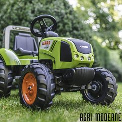 JOUETS / MAQUETTES - Porteur / Tracteurs à pédales - TRA PED ARION 430 + REMORQUE