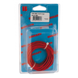 DIVERS FOURNITURES - Signalisation Électricité - HF- 10M CABLE MONO ROUGE 1MM2