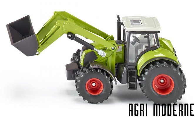 PIECES RECOLTE FENAISON CLAAS - Merchandising - Jouet AXION 850 + chargeur frontal, 1:50
